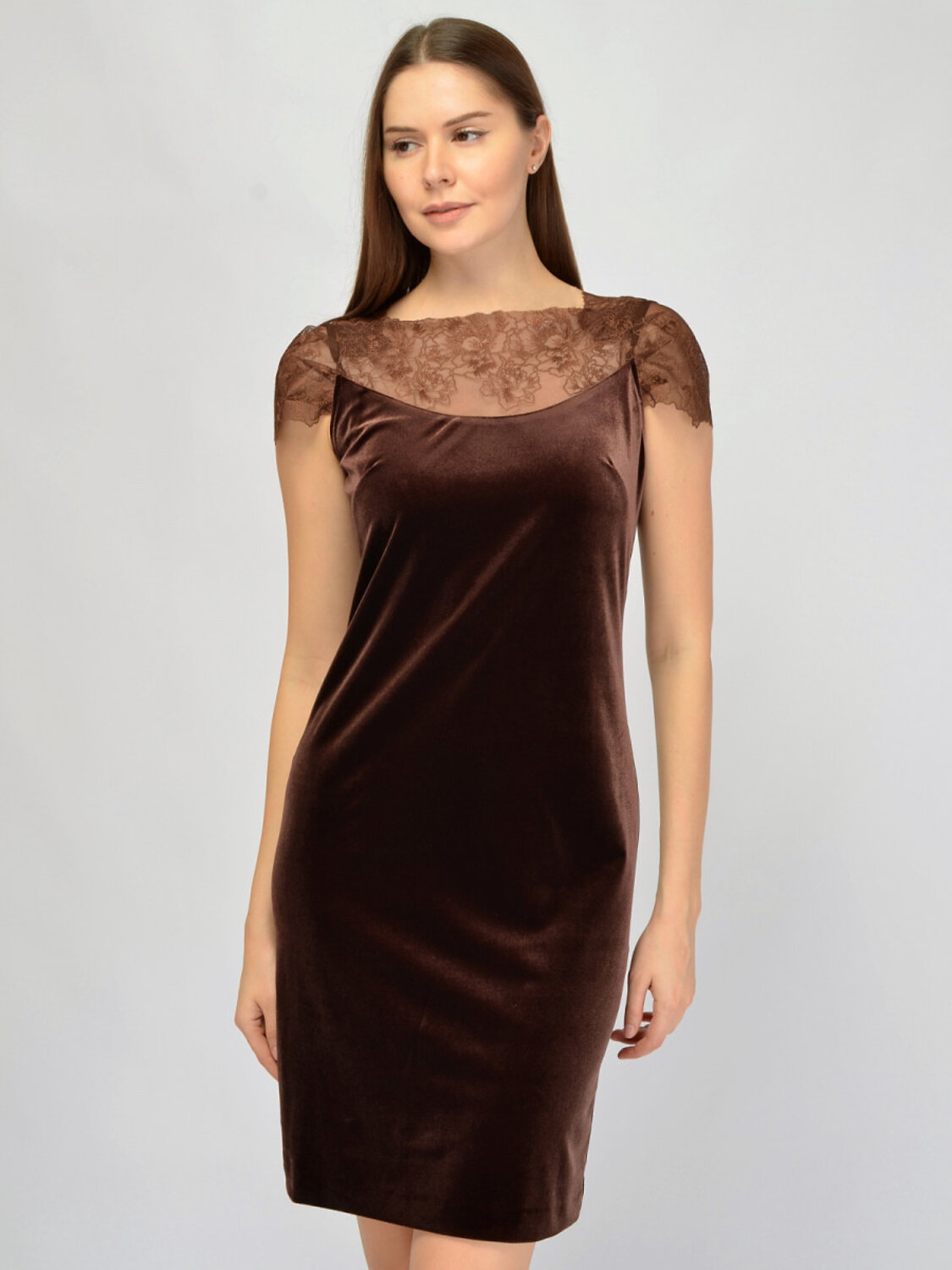 VISERDI Платье 574717 20388-кор 3351285 коричневый