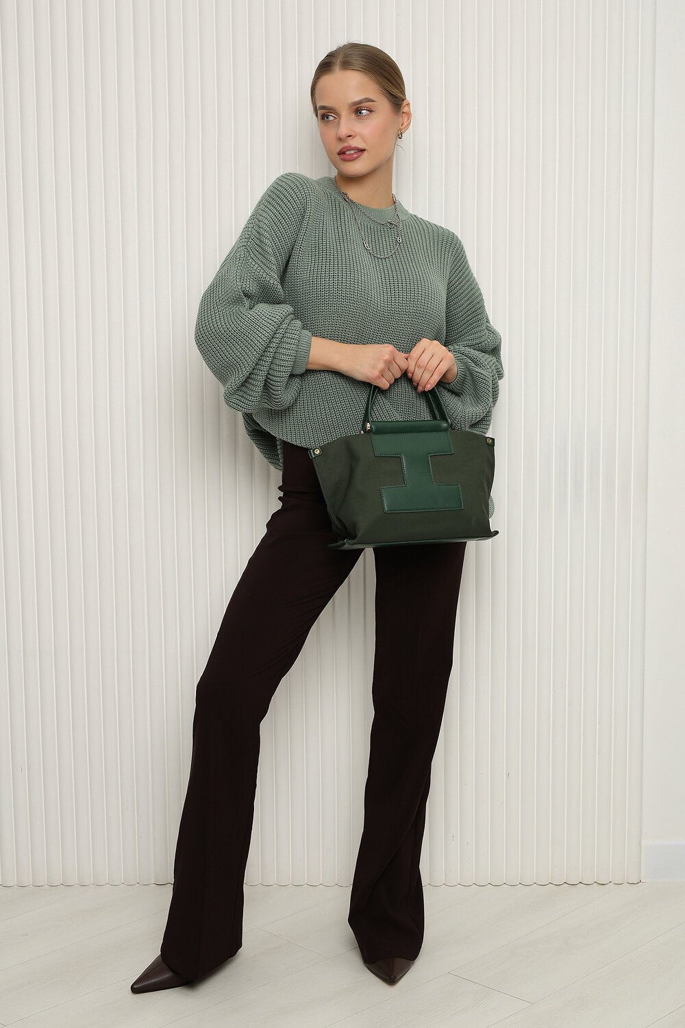 Натали Джемпер 574718 84505 олива