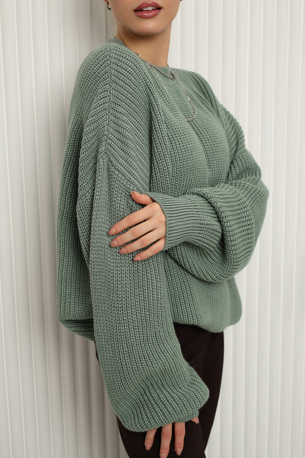 Натали Джемпер 574718 84505 олива