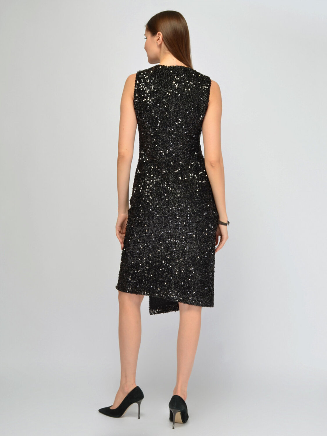 VISERDI Платье 574721 10456-чрн 4351540 черный