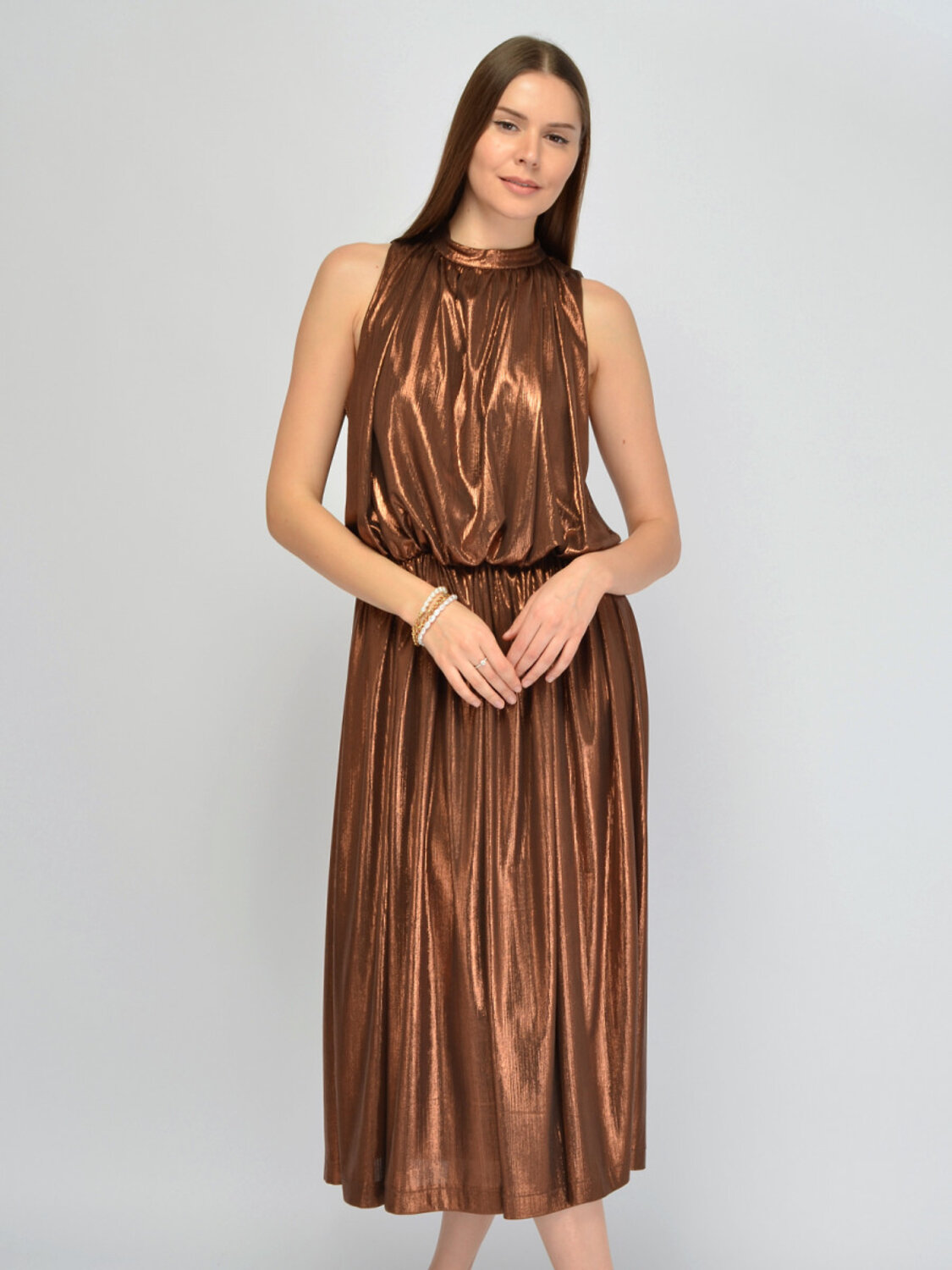 VISERDI Платье 574725 10455-злт 4352315 золотистый