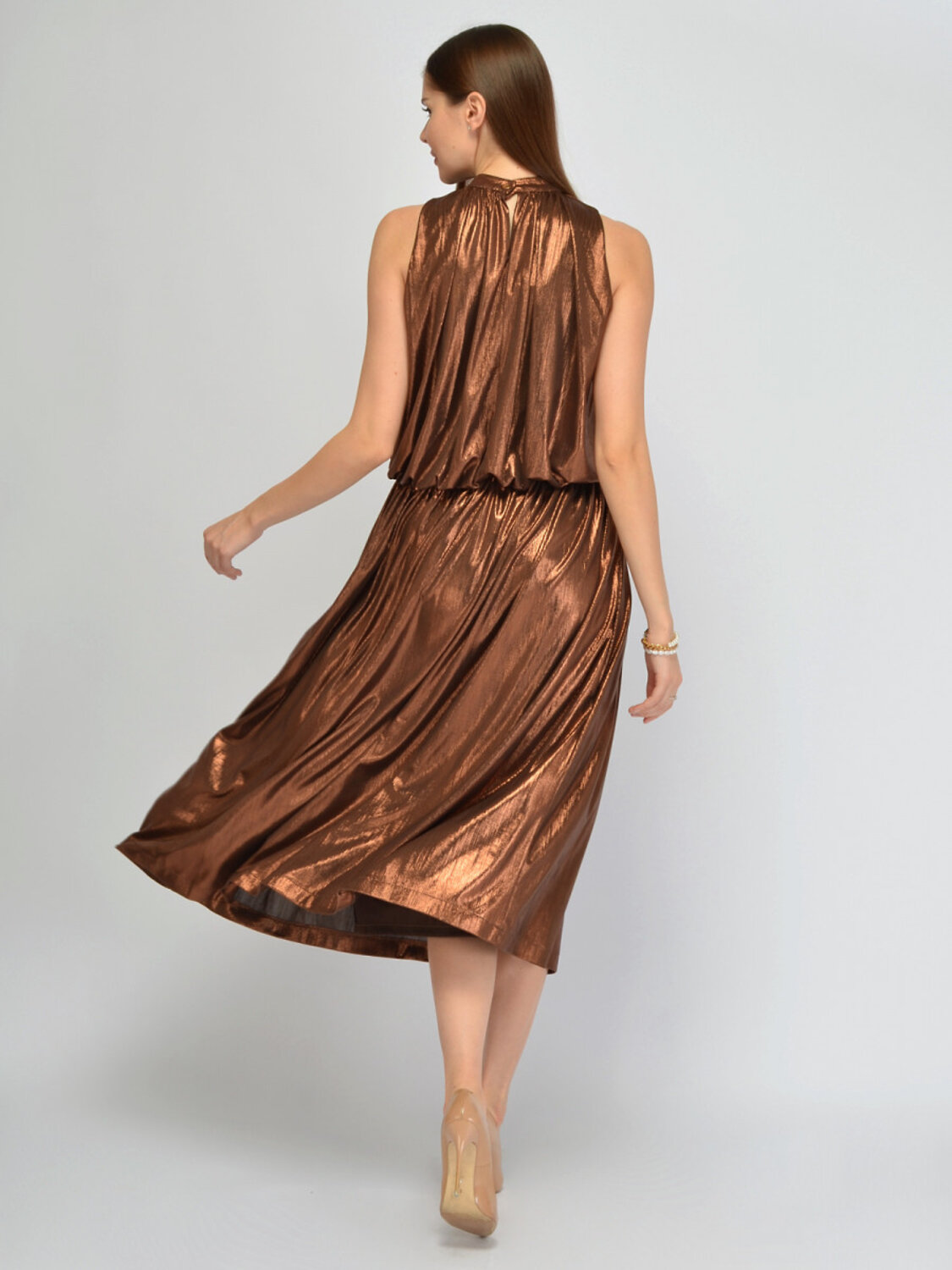 VISERDI Платье 574725 10455-злт 4352315 золотистый