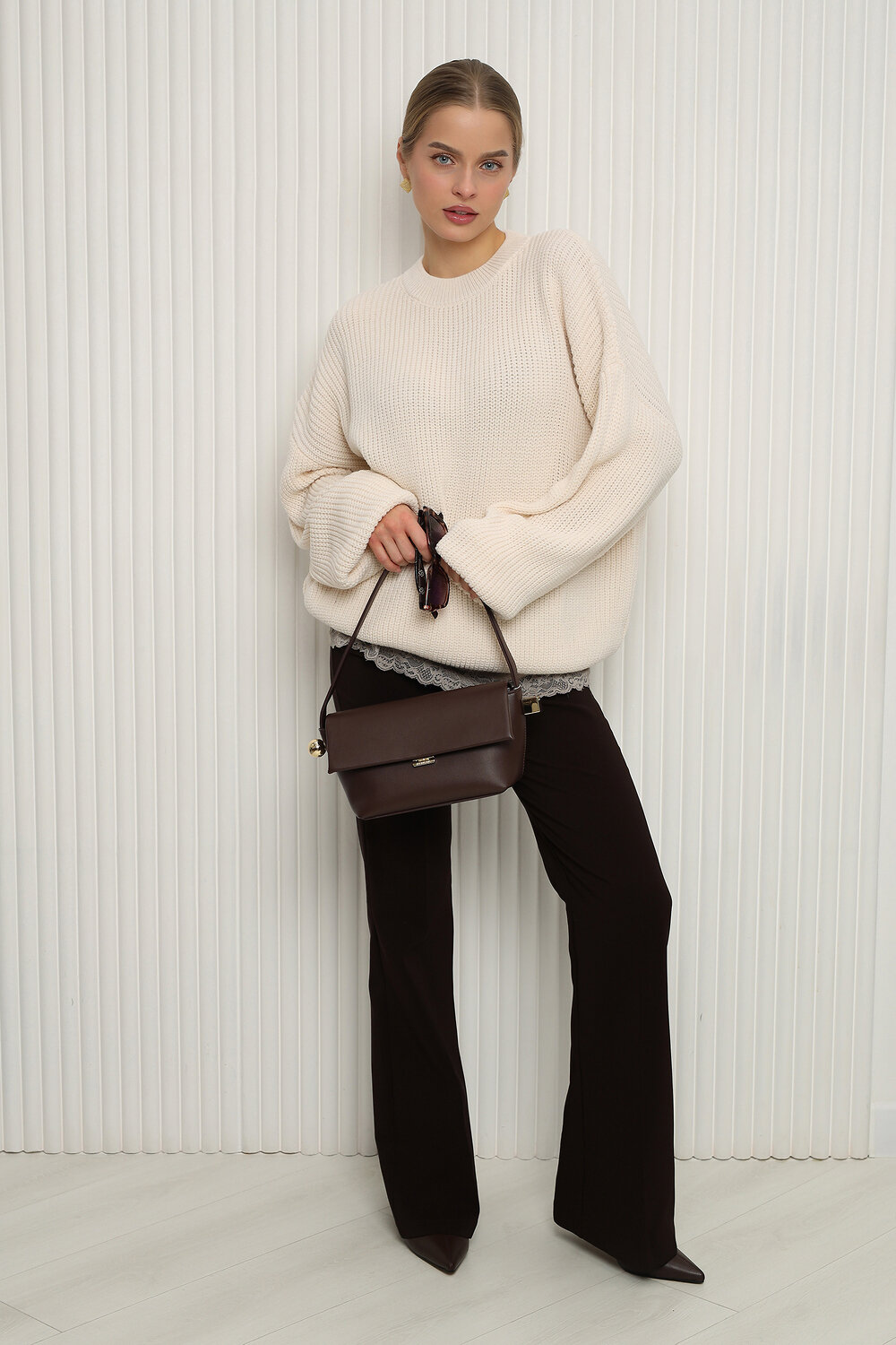 Натали Джемпер 574726 84505 молочный