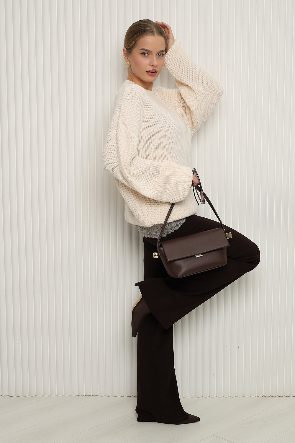 Натали Джемпер 574726 84505 молочный