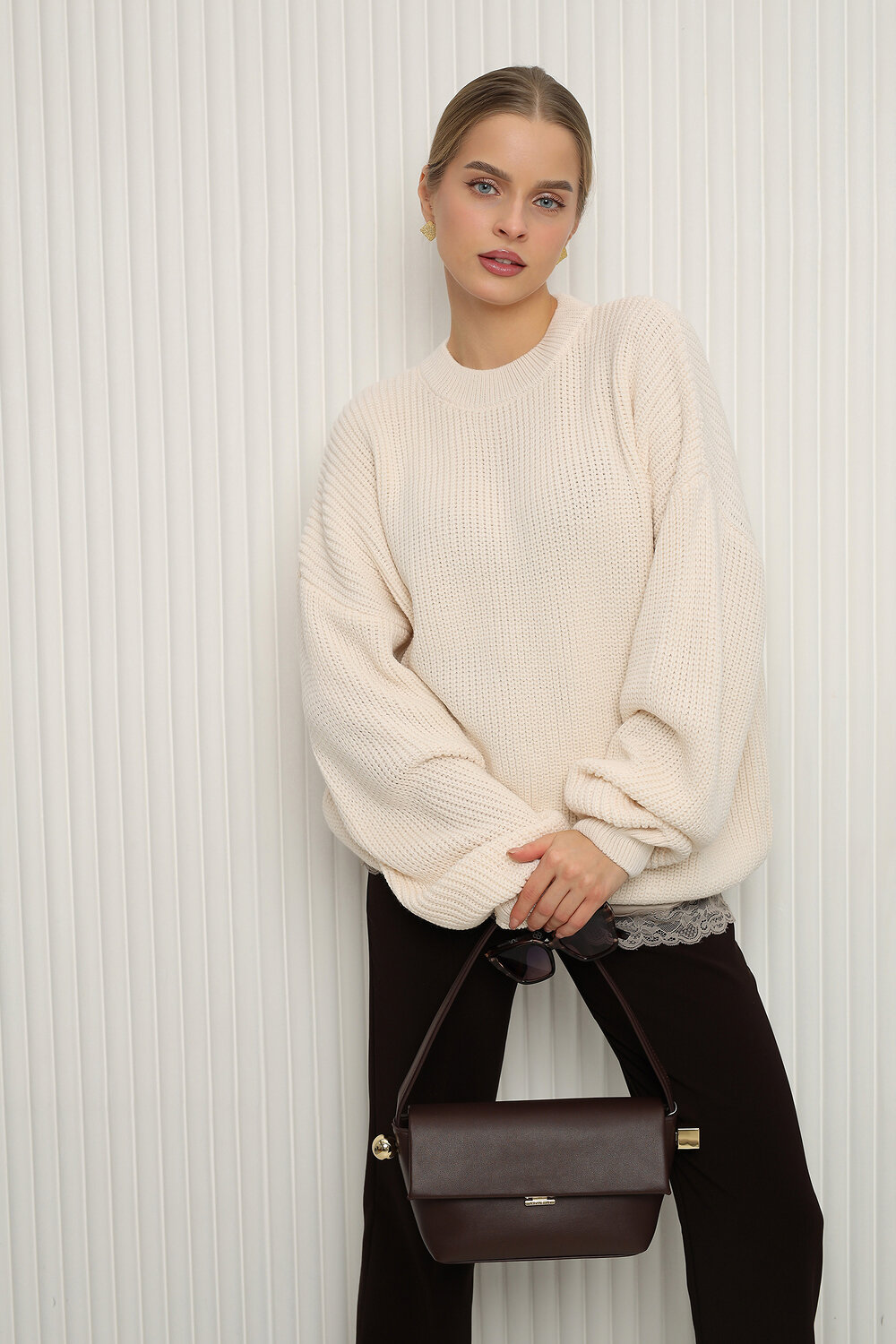 Натали Джемпер 574726 84505 молочный