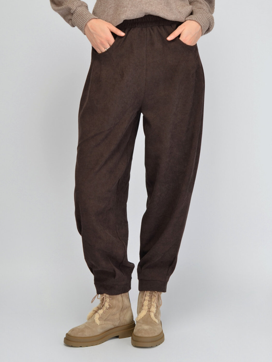 VISERDI Брюки 574727 10393-гшк 8551050 шоколад