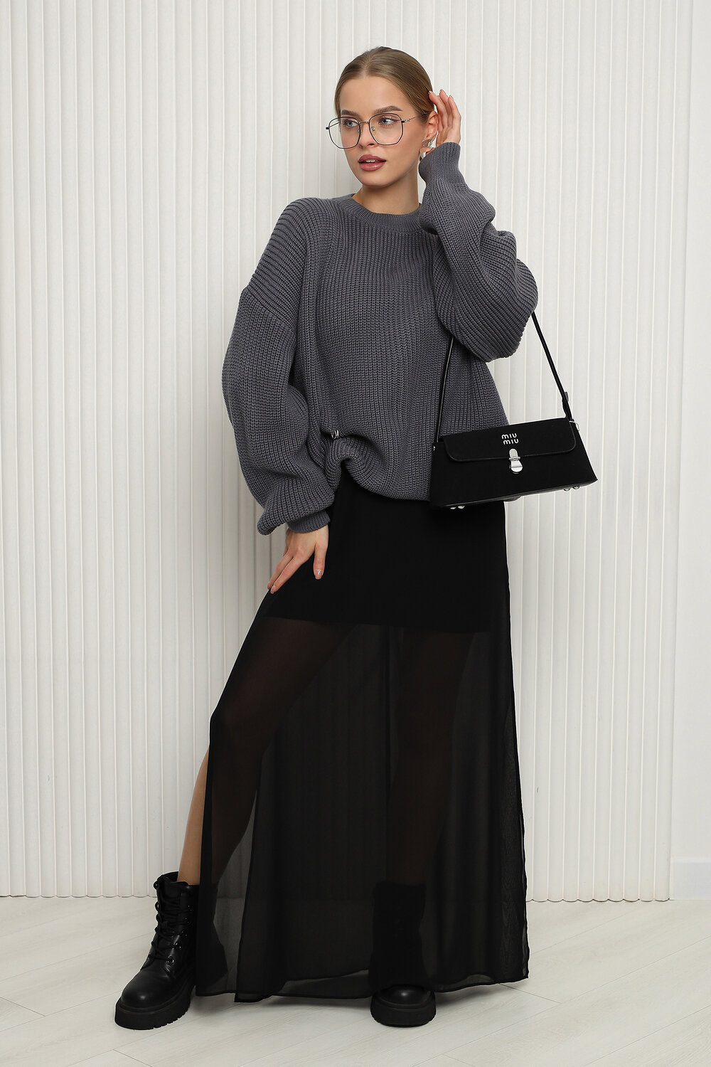 Натали Джемпер 574728 84505 графит