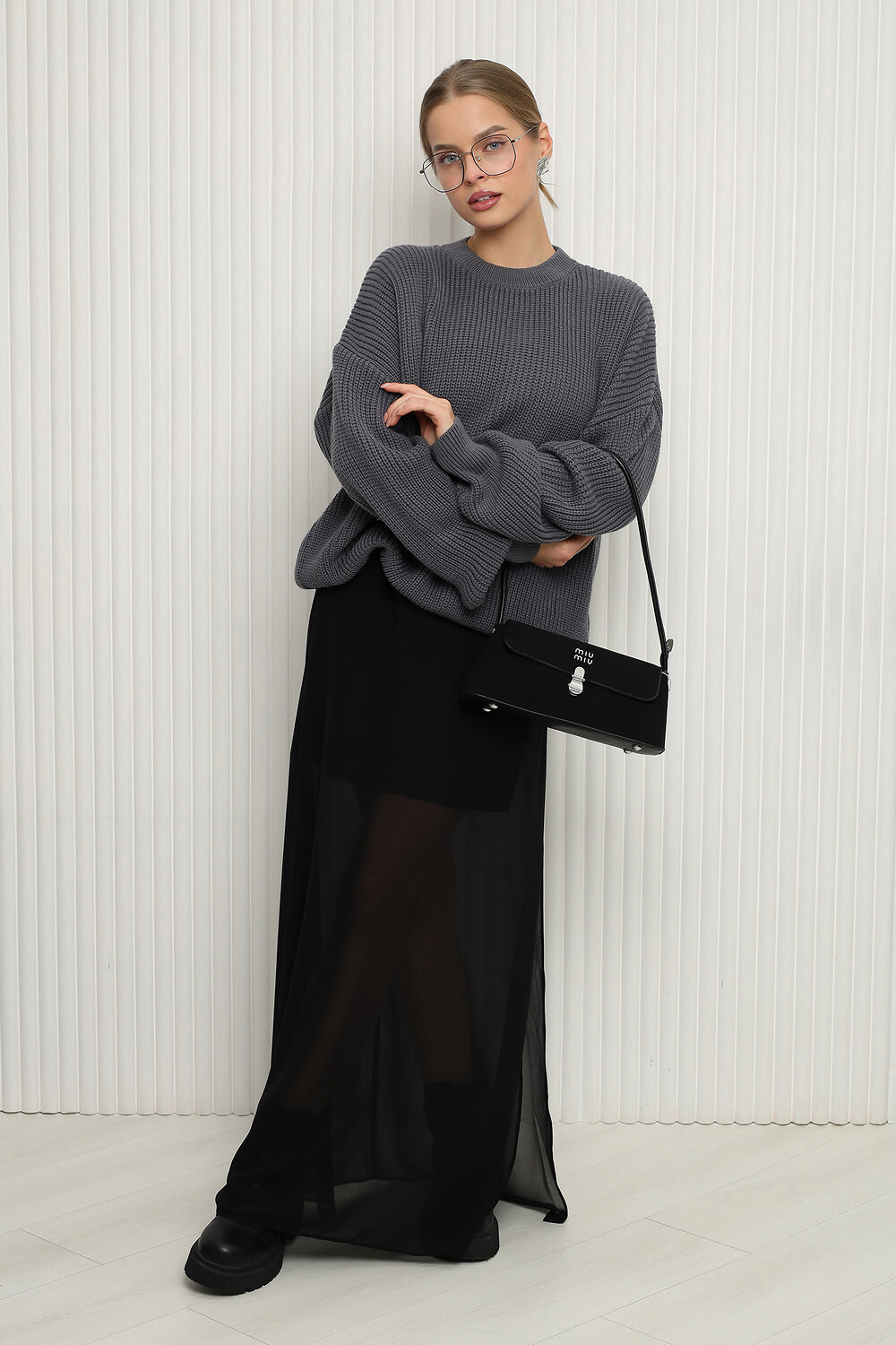 Натали Джемпер 574728 84505 графит