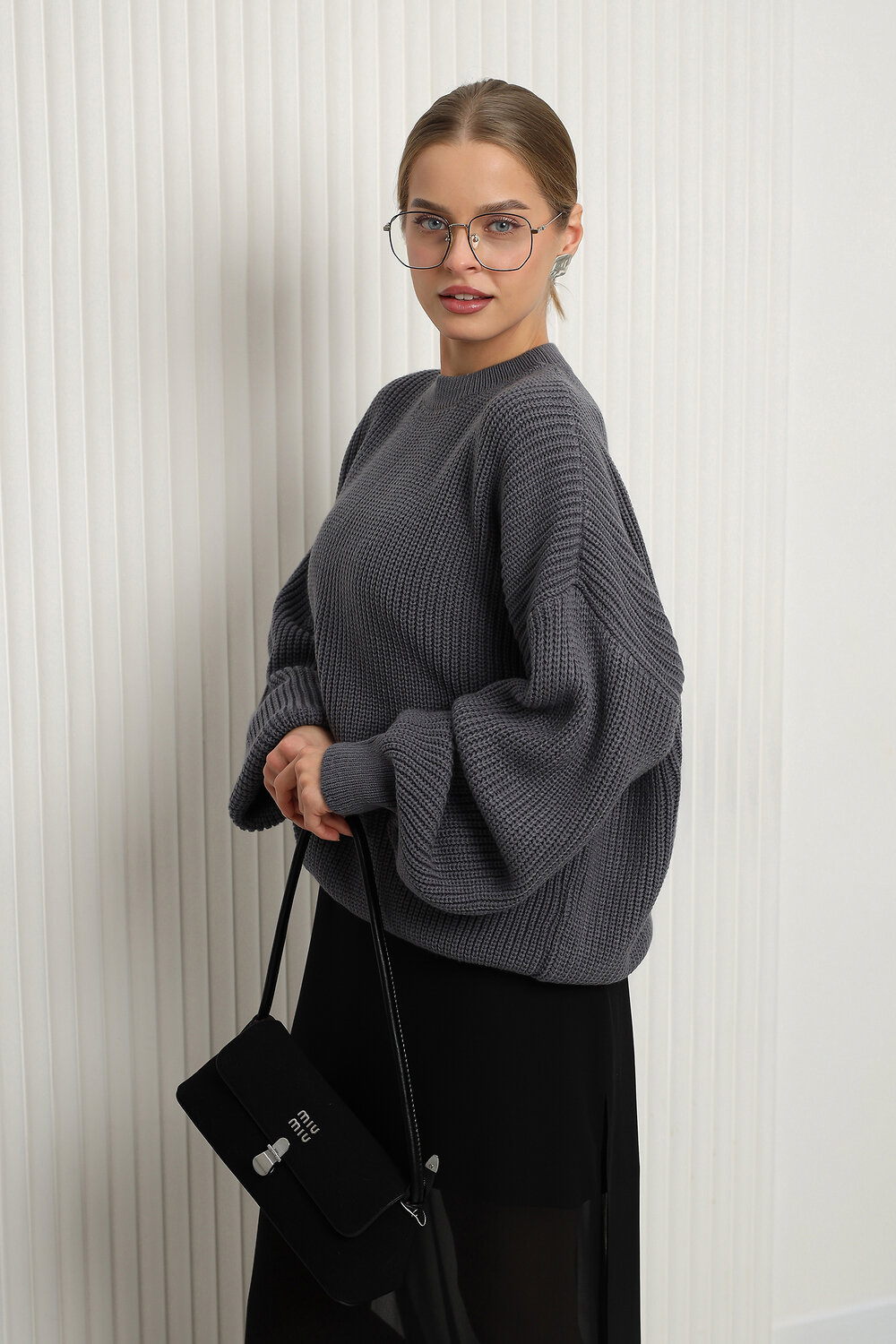 Натали Джемпер 574728 84505 графит