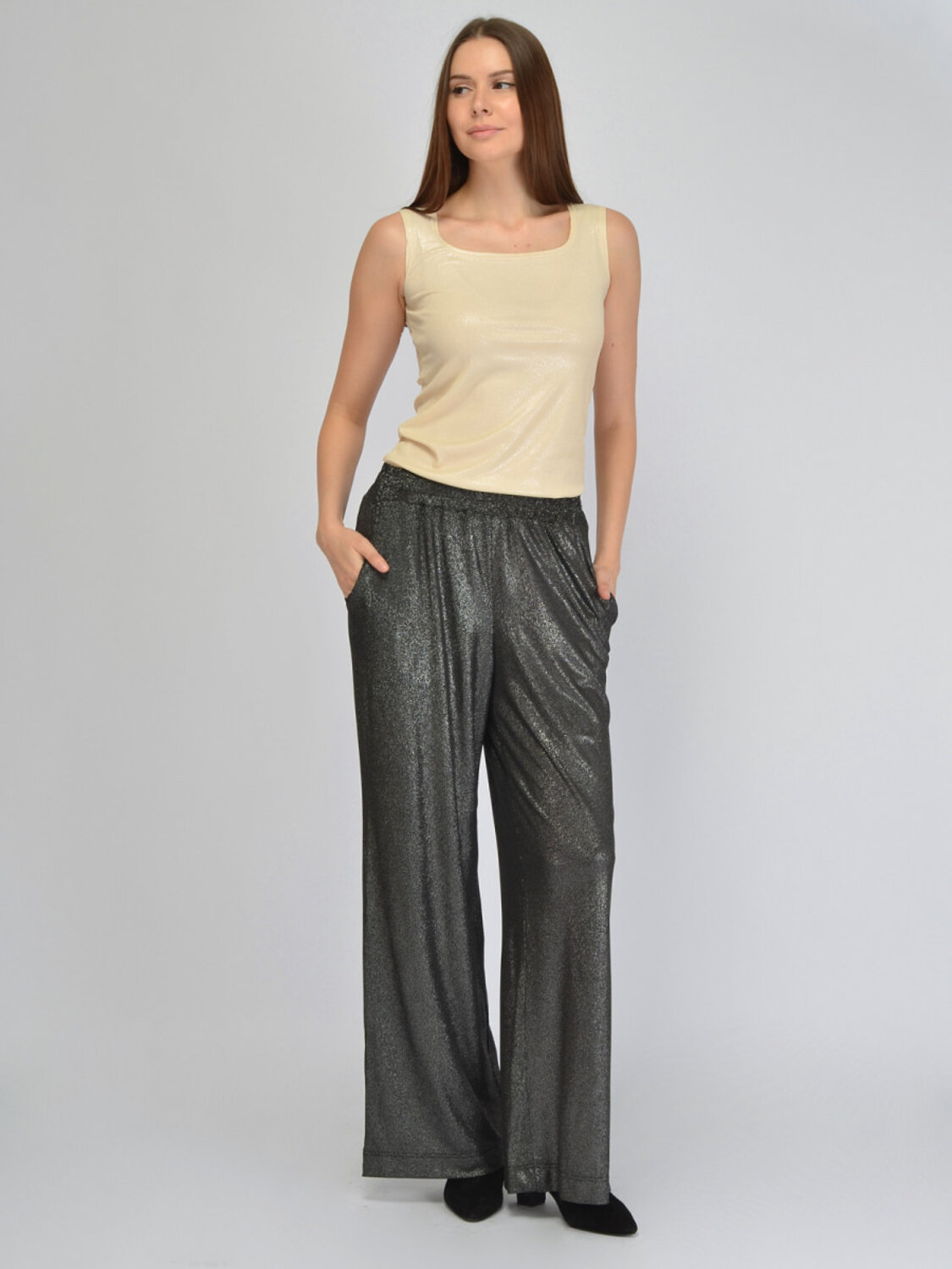 VISERDI Брюки 574729 103551-чср 8351250 черный