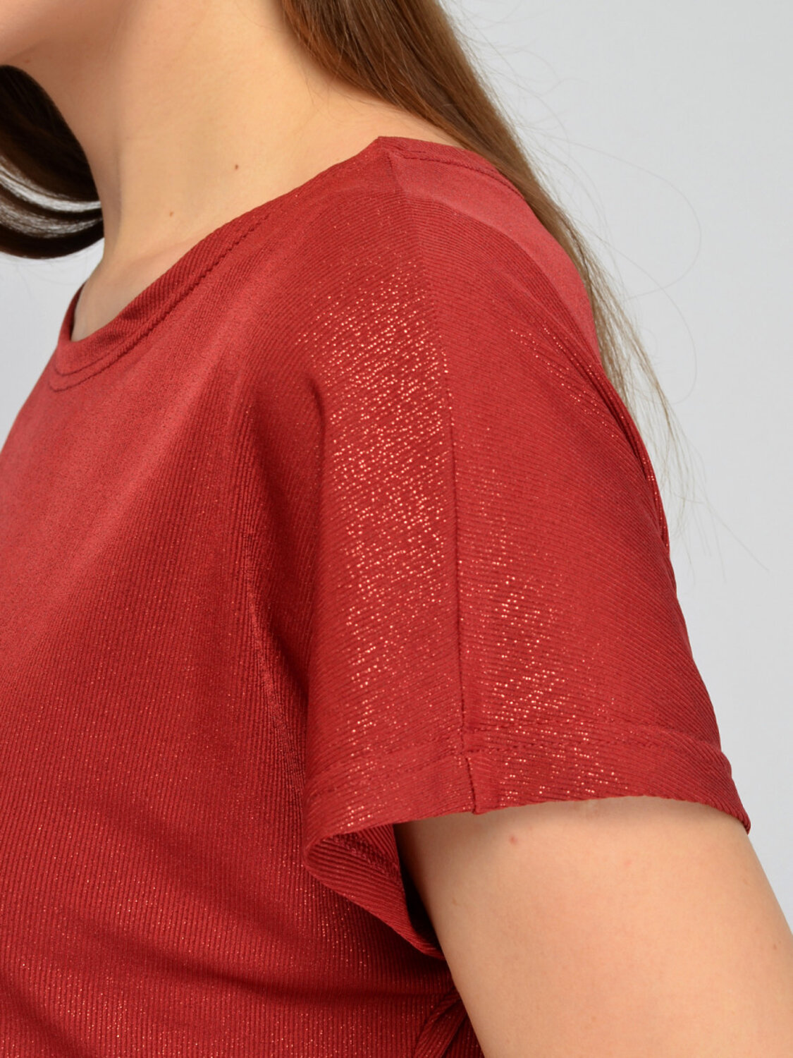 VISERDI Блузка 574735 10458-брд 235450 бордовый