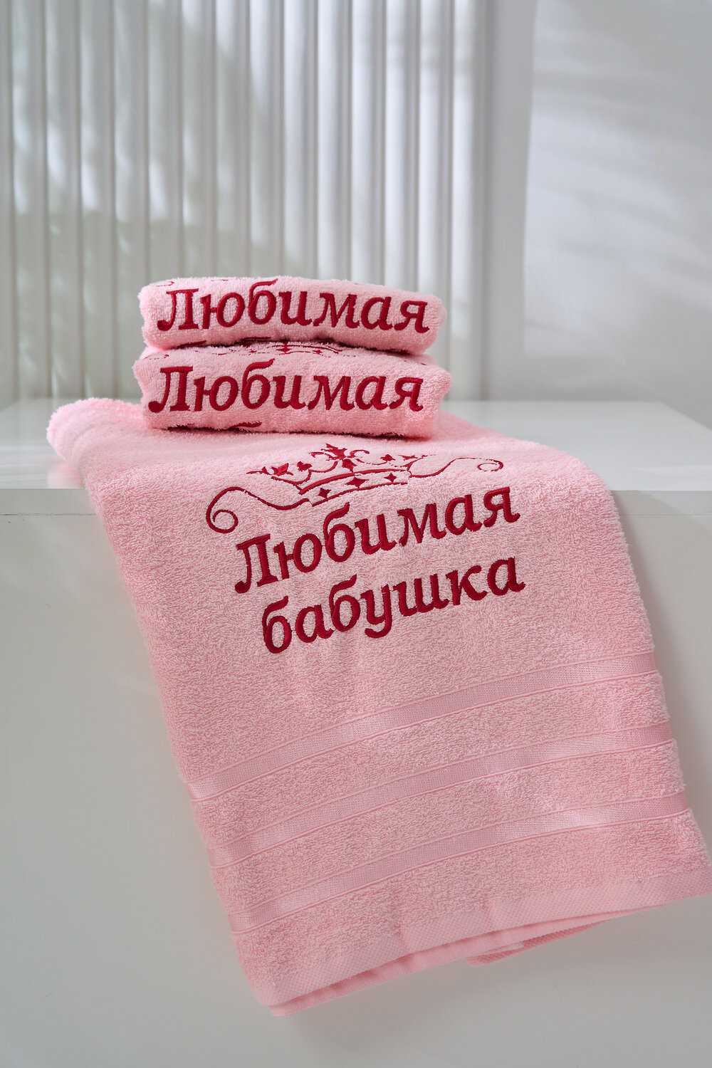 Натали Полотенце 574736 14418 светло-розовый