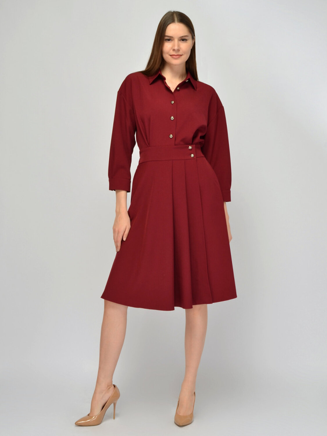 VISERDI Платье 574738 9047-вин 4452030 винный