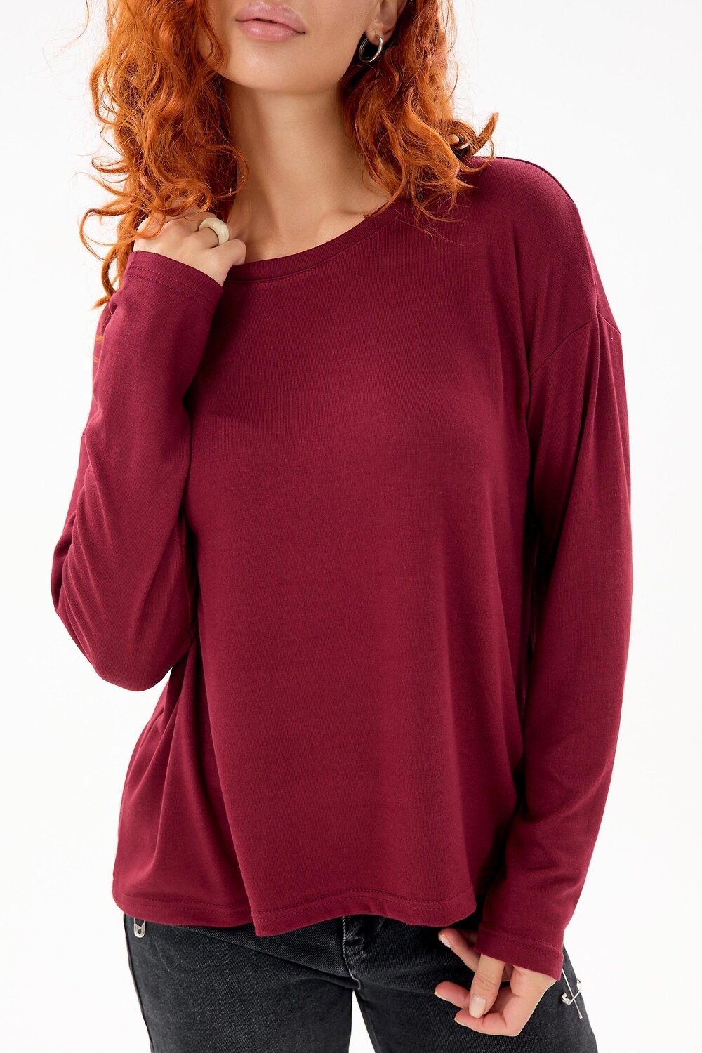 Lika Dress Лонгслив 574748 10637 Бордовый