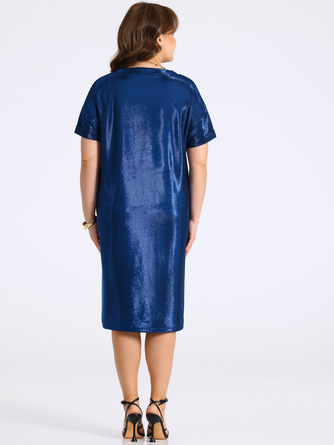 Апрель Платье 574753 1ЖПК4887933 василек с блеском