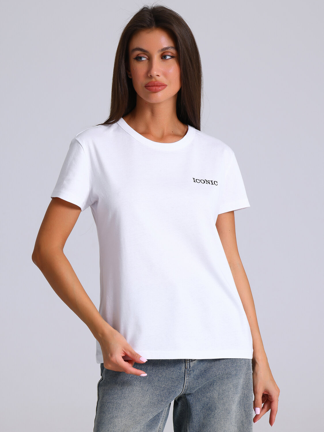 Апрель Футболка 574764 1ЖДФК3792001 белый