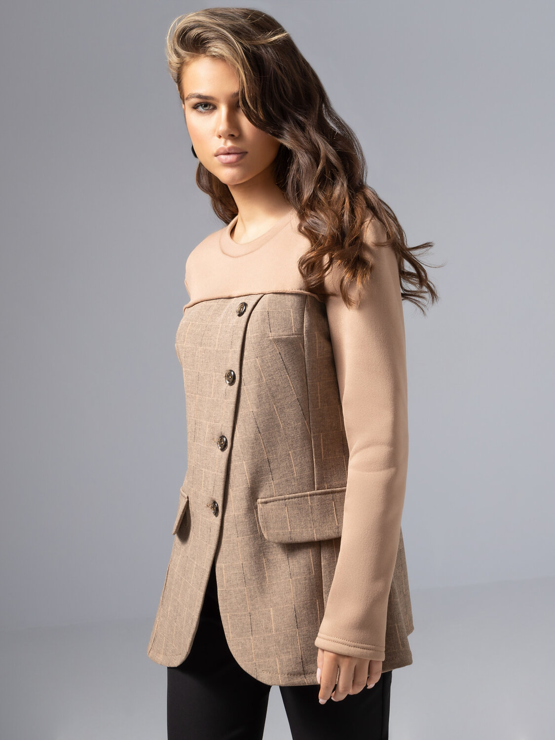 CHARUTTI Свитшот 574766 12378 Бежевый