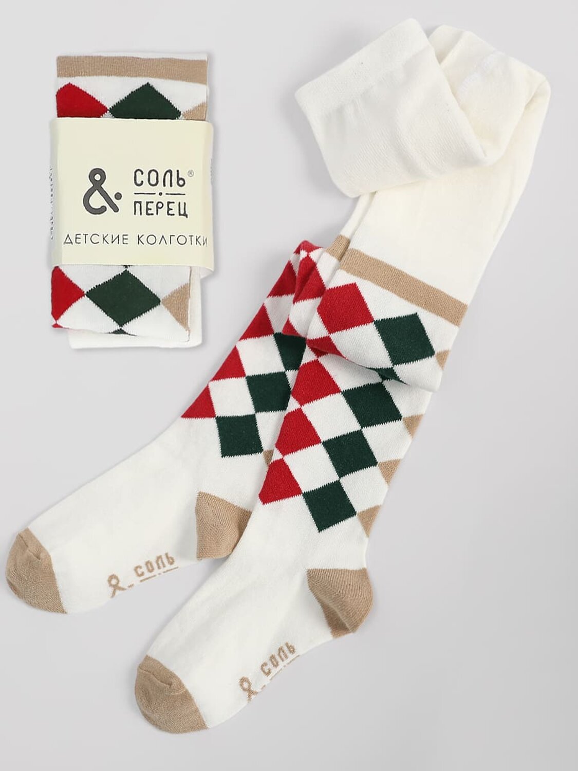 Соль&Перец Колготки 574788 SP148 кремовый