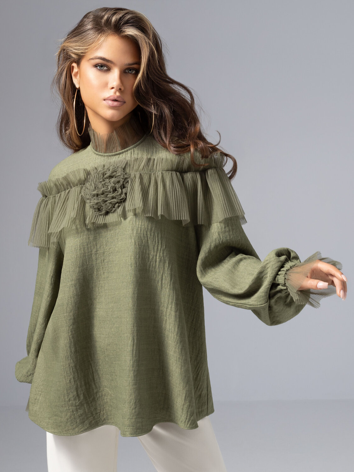 CHARUTTI Блуза 574789 12444 Зелёный