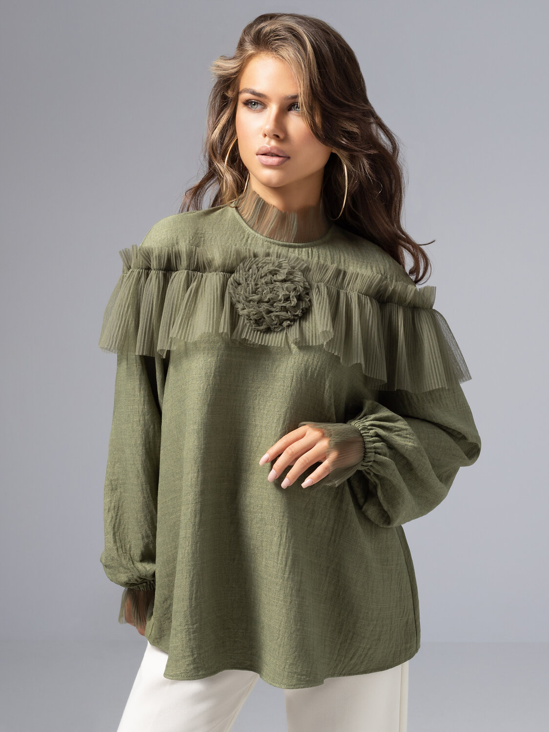 CHARUTTI Блуза 574789 12444 Зелёный