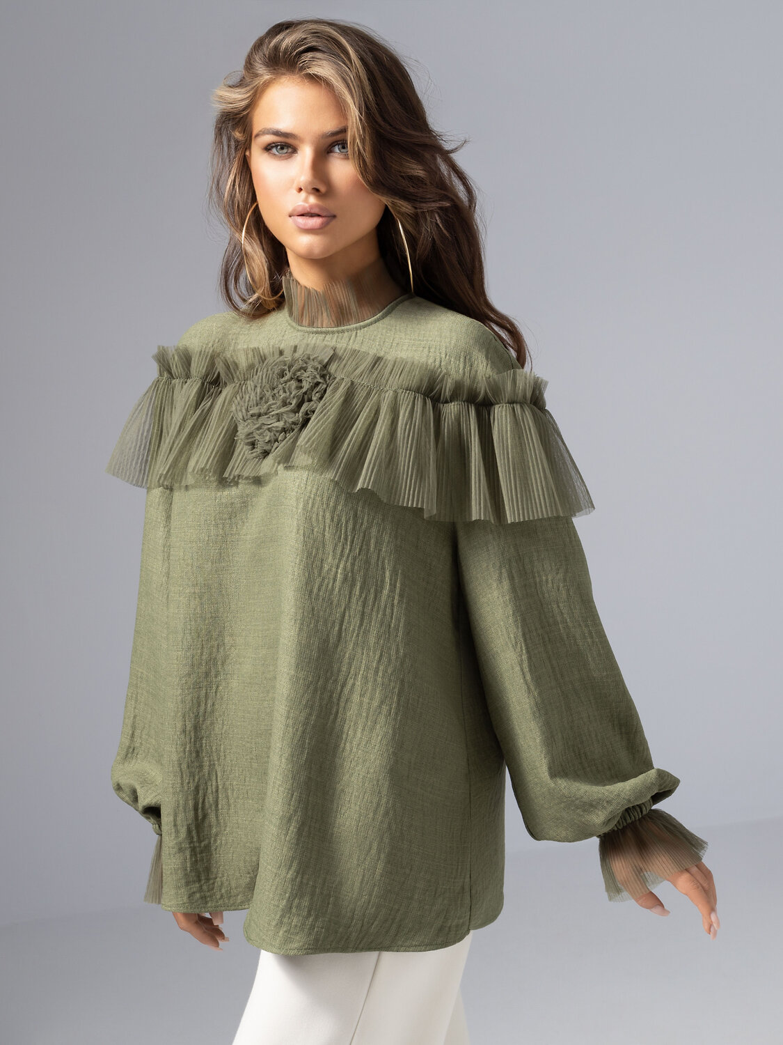 CHARUTTI Блуза 574789 12444 Зелёный