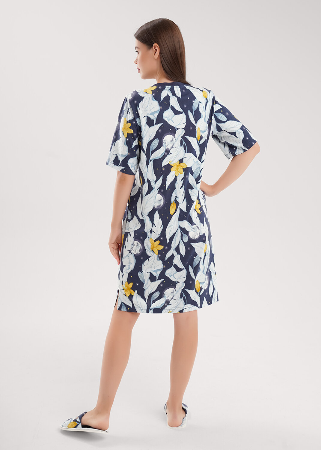 CLEVER Платье 574890 LDR15-1209 т.синий/св.серый