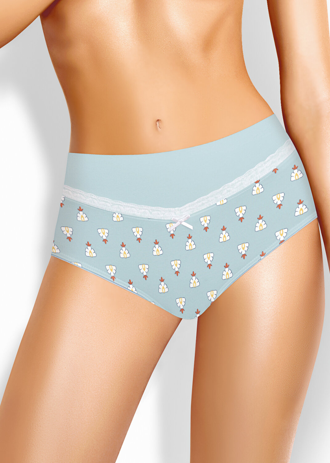 CLEVER Трусы 574896 M1209/2 св.голубой/молочный