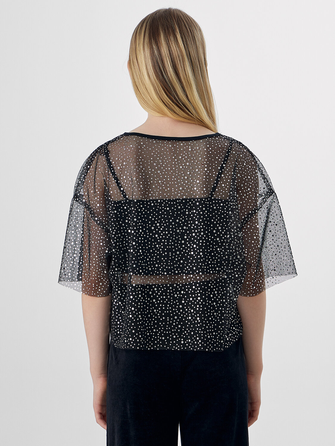 MARK FORMELLE Блузка 574901 127954 блестки на черном