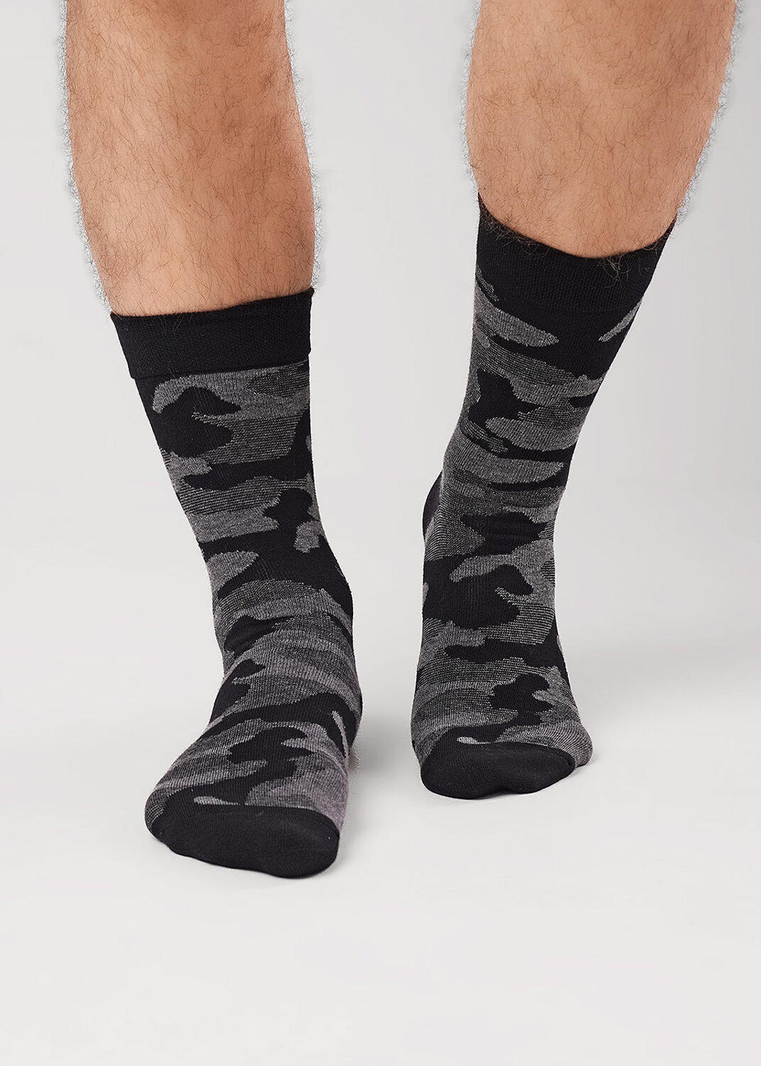 CLEVER Носки 574905 К6565Л меланж т.серый