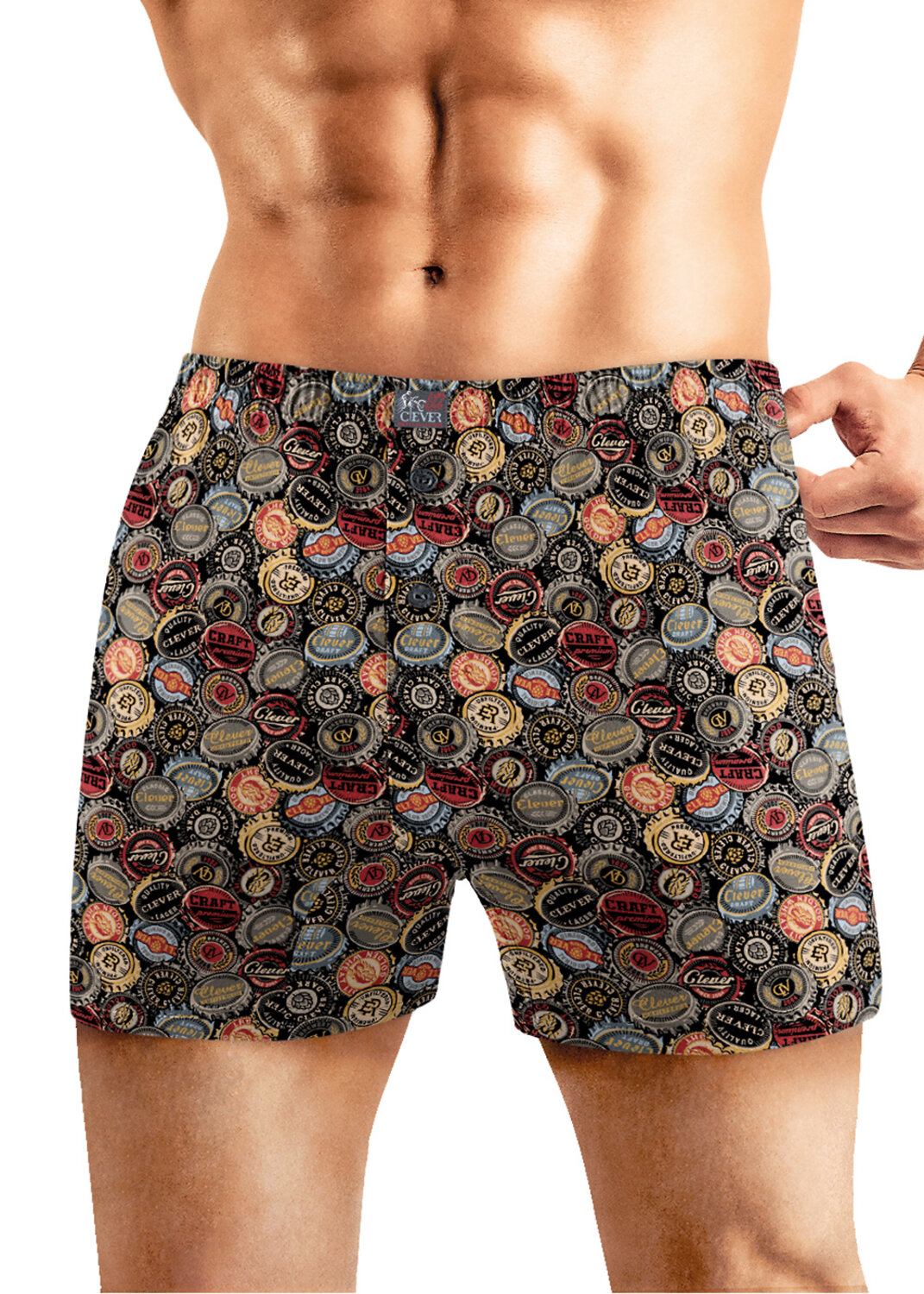 CLEVER Трусы 574914 MBX452021 чёрный/красный