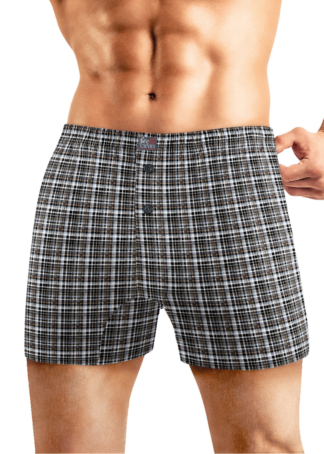 CLEVER Трусы 574924 MBX452011 св.коричневый/серый