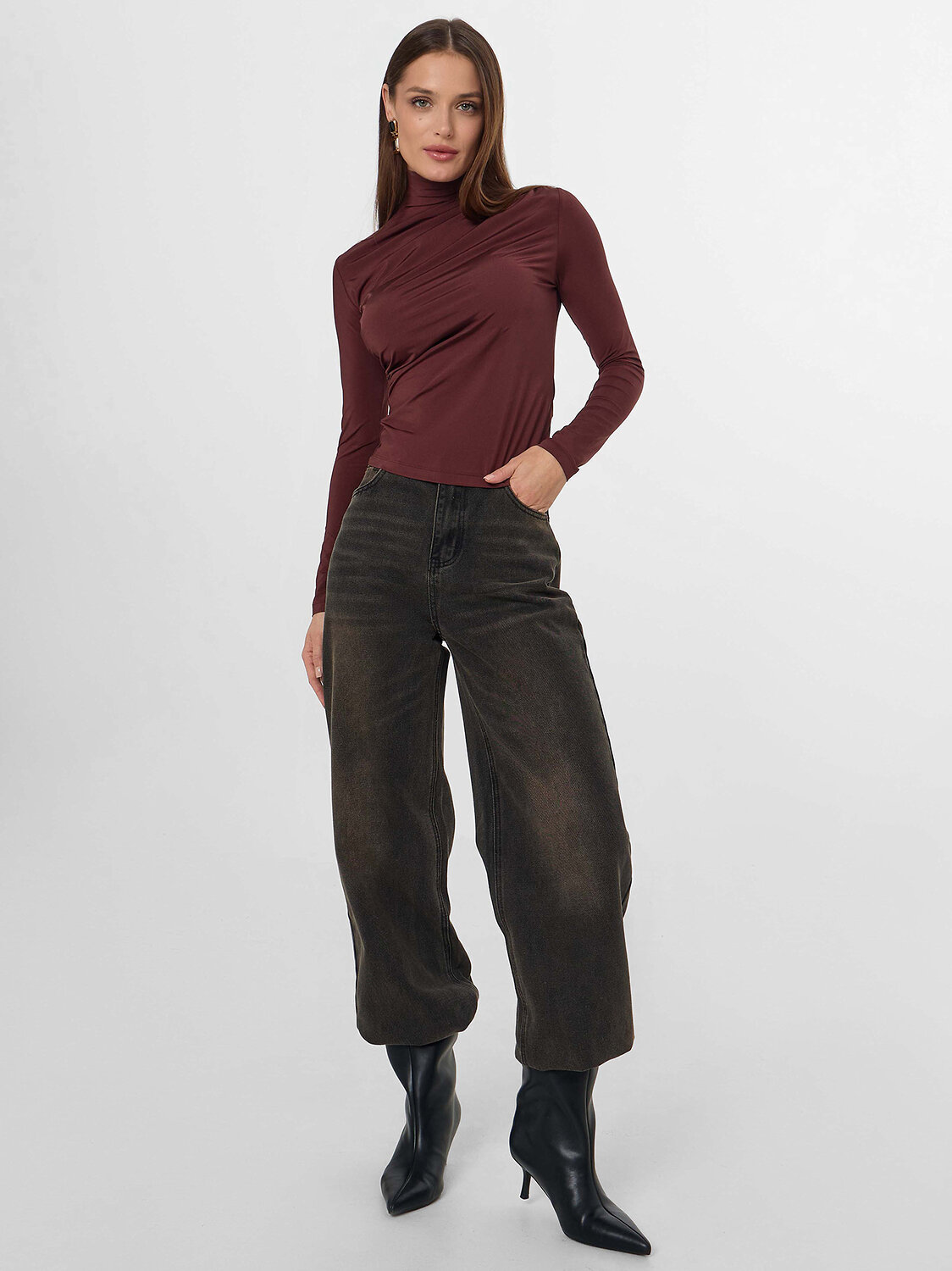 MARK FORMELLE Джемпер 574943 122515 коричневый