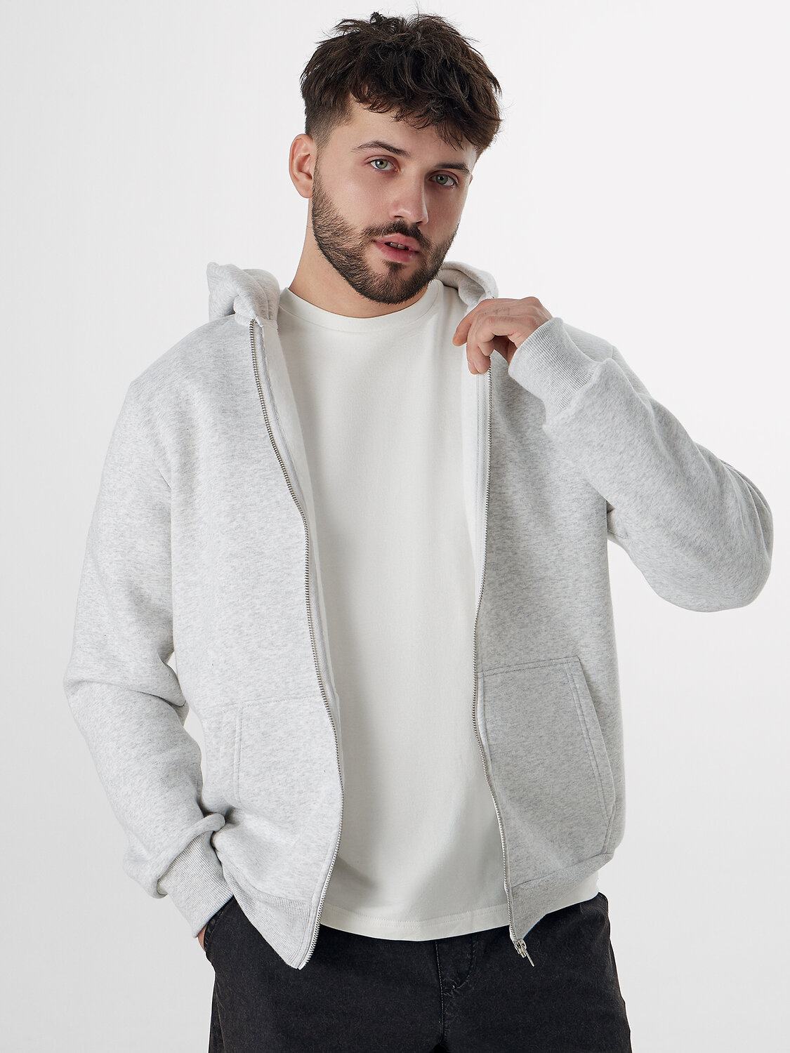 MARK FORMELLE Жакет 574945 121167 серый меланж