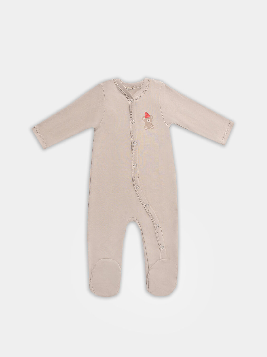 MARK FORMELLE Комбинезон 574947 14005-2 бежевый +изумруд +печать