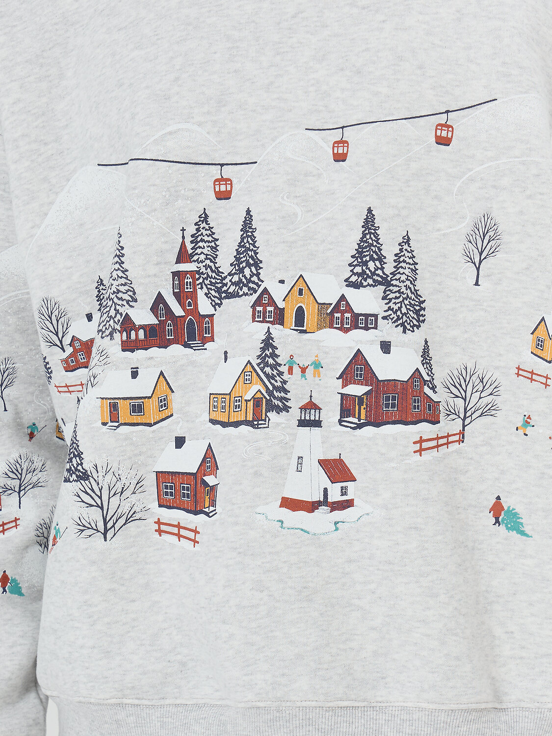 MARK FORMELLE Свитшот 574983 121866/1 серый меланж+печать