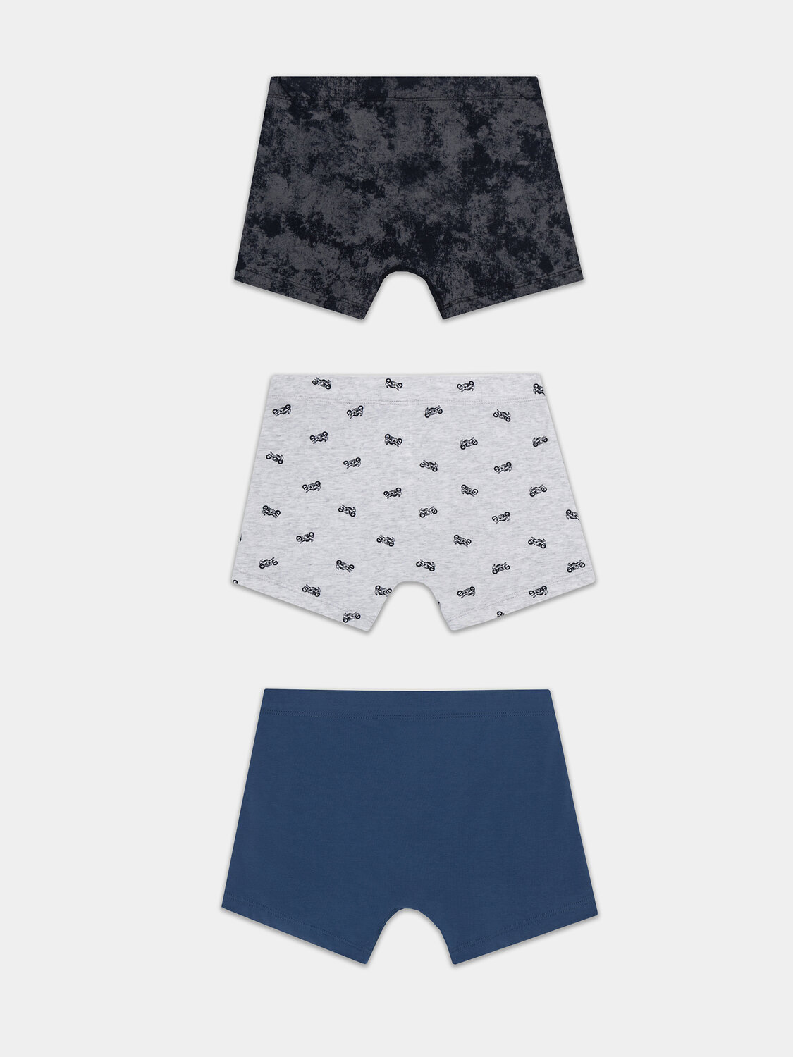 MARK FORMELLE Трусы 574993 413352-3 синий +мотоциклы на св.сером меланже +варка на черном