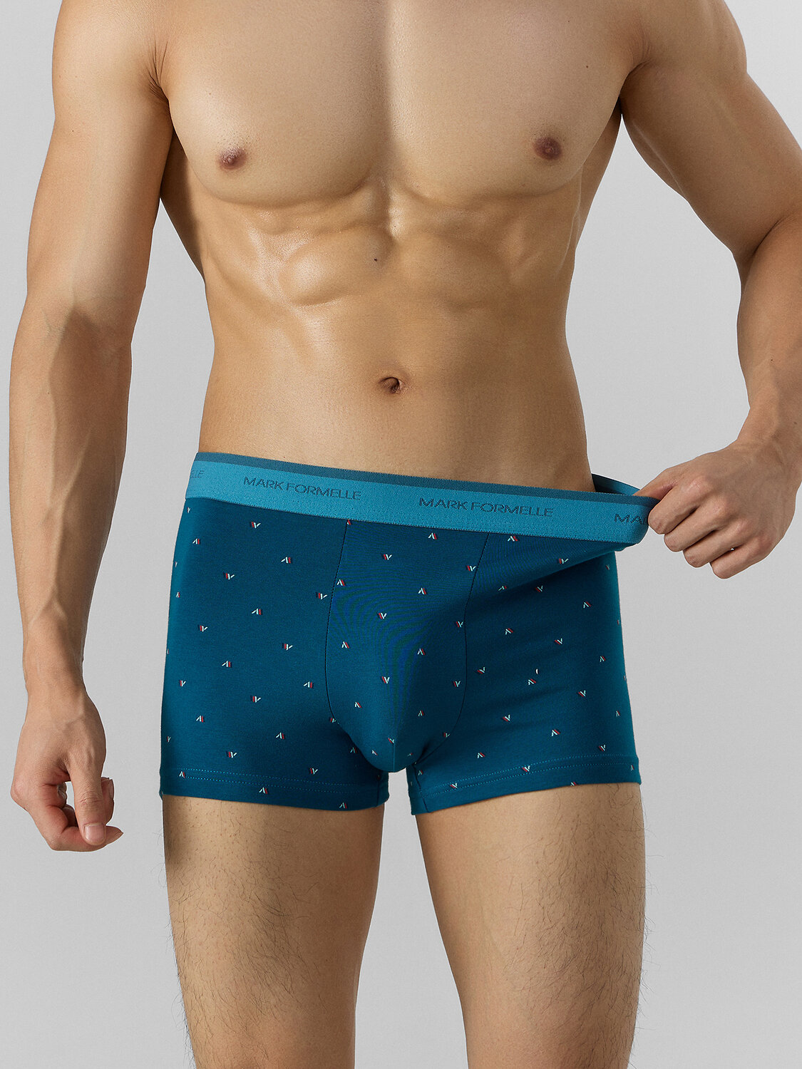 MARK FORMELLE Трусы 575016 411228 узор на сине -бирюзовом