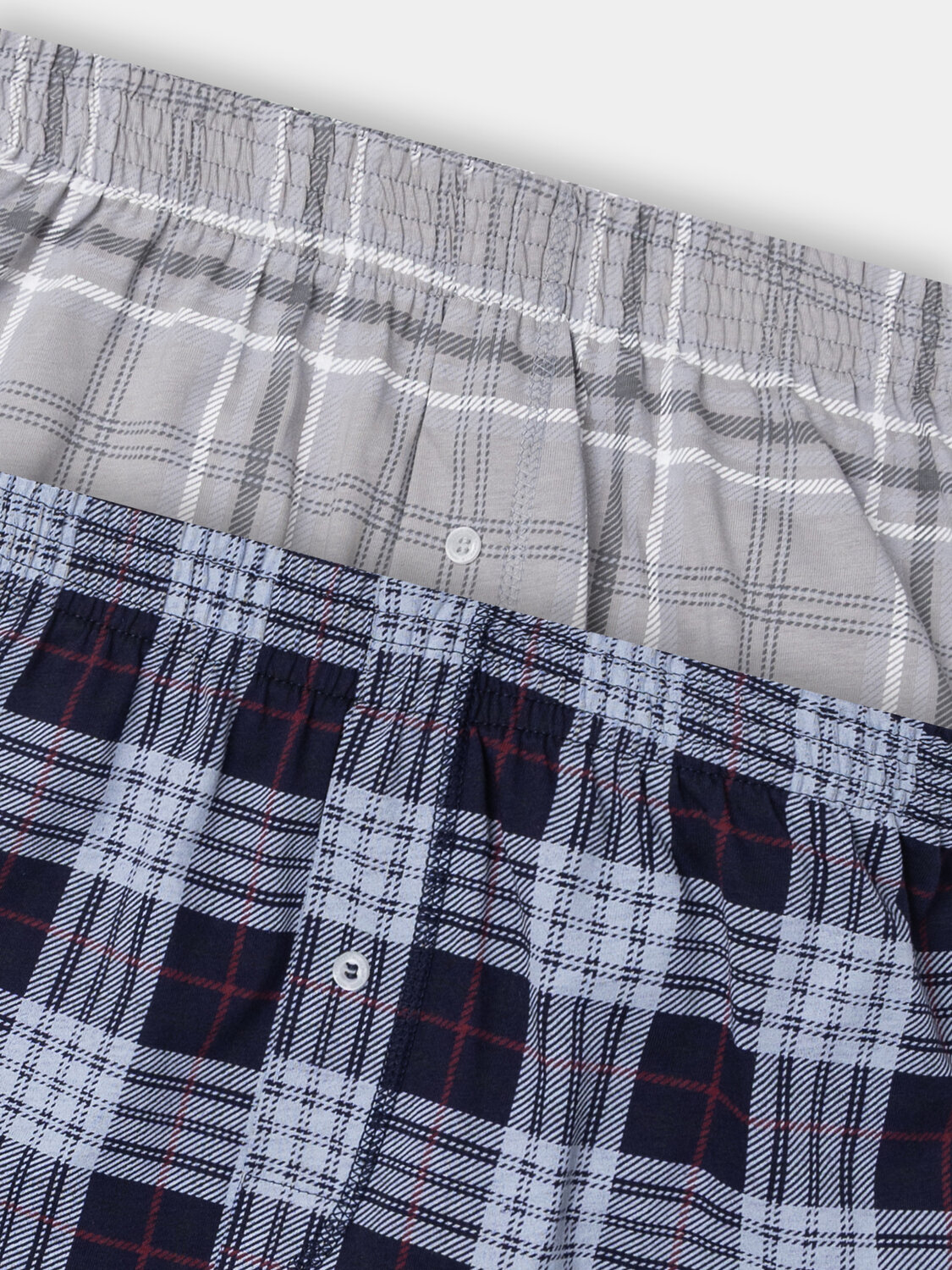 MARK FORMELLE Трусы 575022 411152-2 св.серая клетка +голубая клетка на т.синем