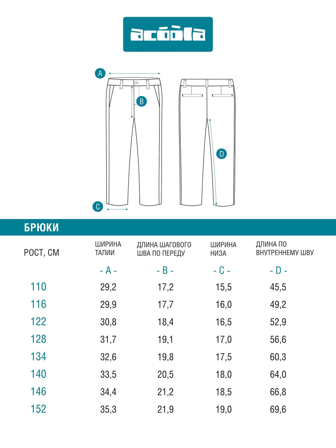 Acoola Брюки 575036 20130160045 черный