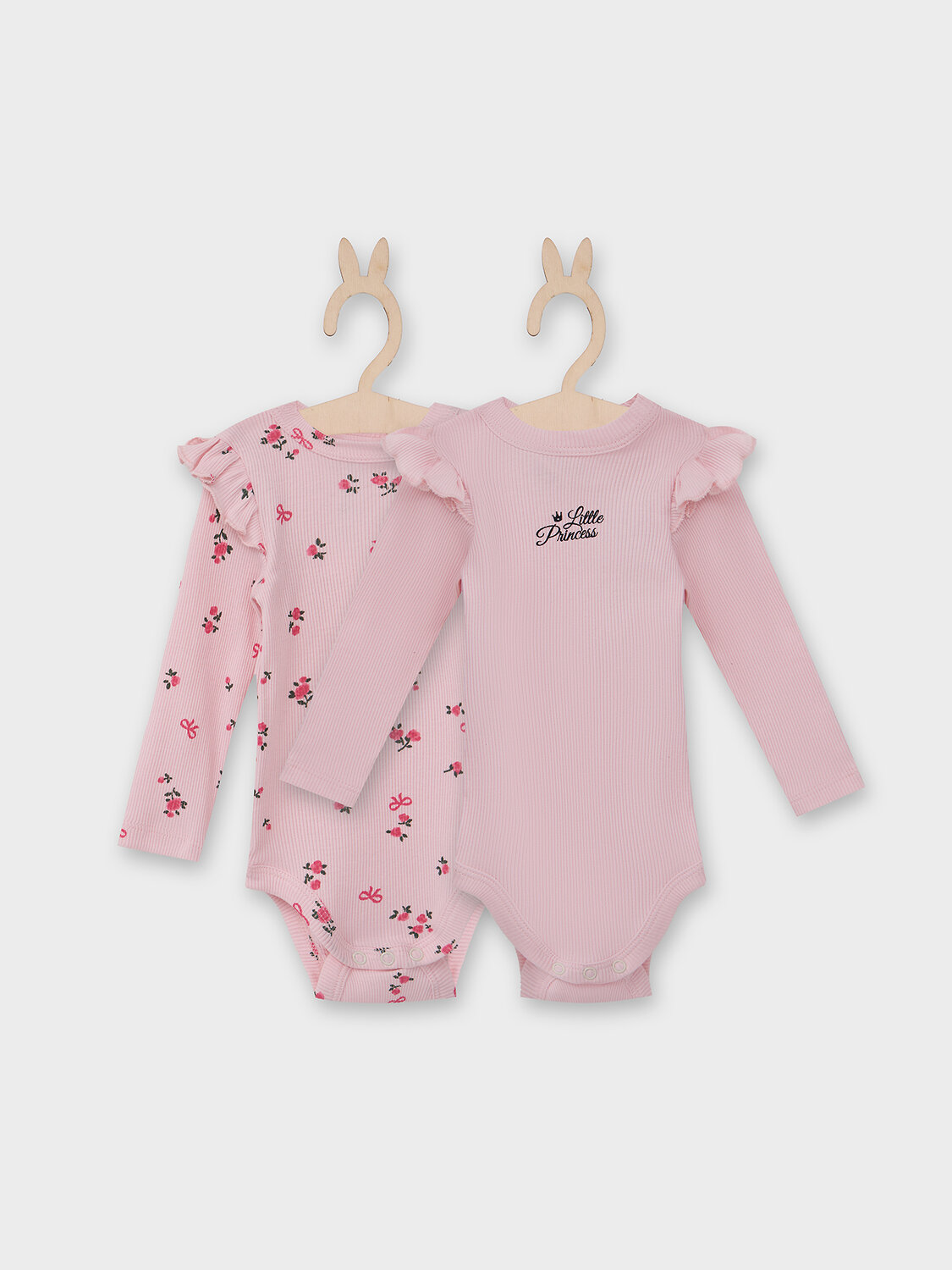 MARK FORMELLE Боди детское 575037 13017-2 розовый +цветочки на розовом