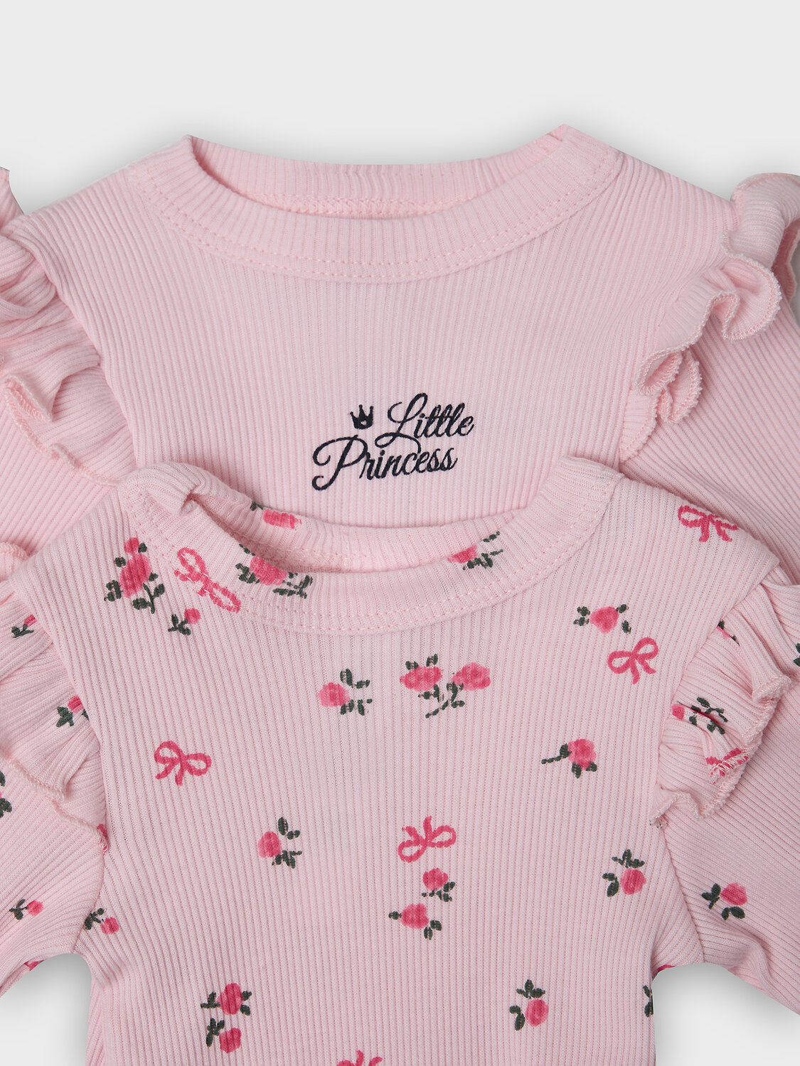 MARK FORMELLE Боди детское 575037 13017-2 розовый +цветочки на розовом