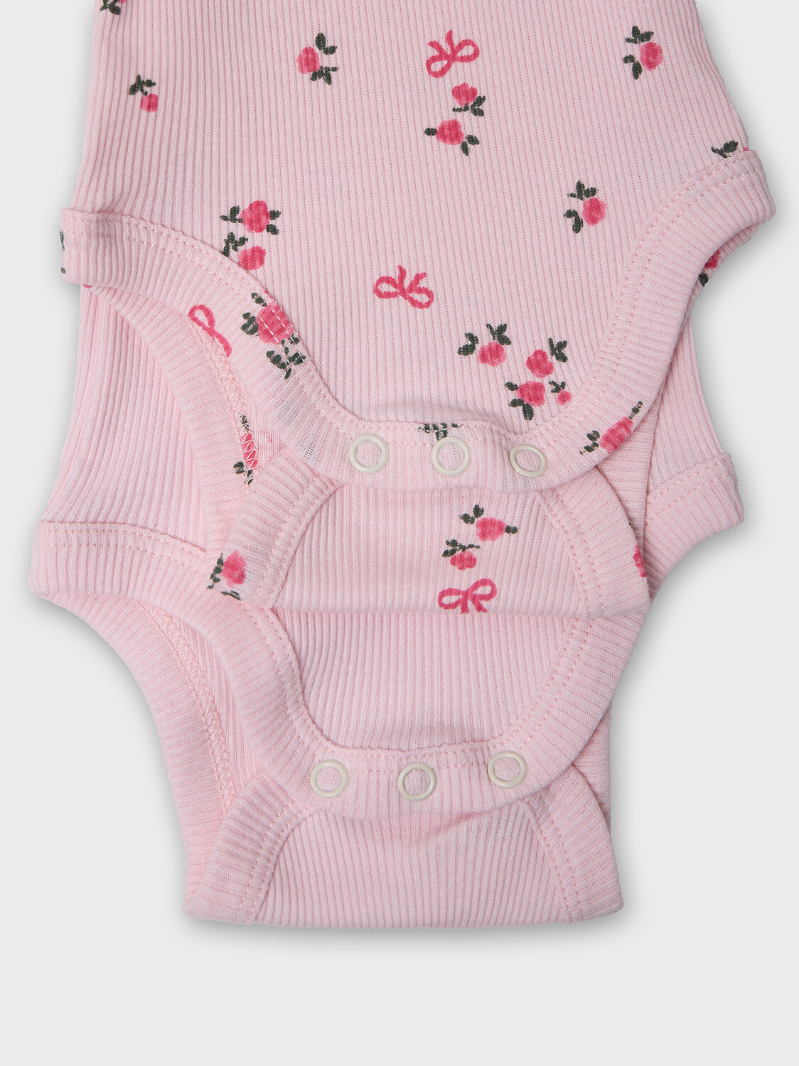 MARK FORMELLE Боди детское 575037 13017-2 розовый +цветочки на розовом
