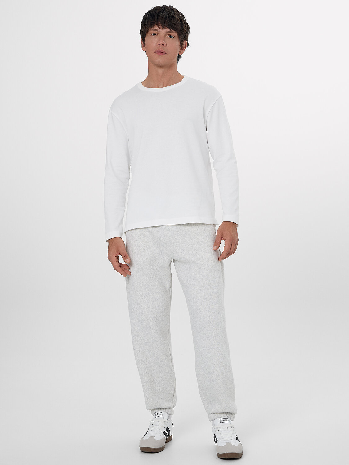 MARK FORMELLE Брюки 575045 181276 серый меланж