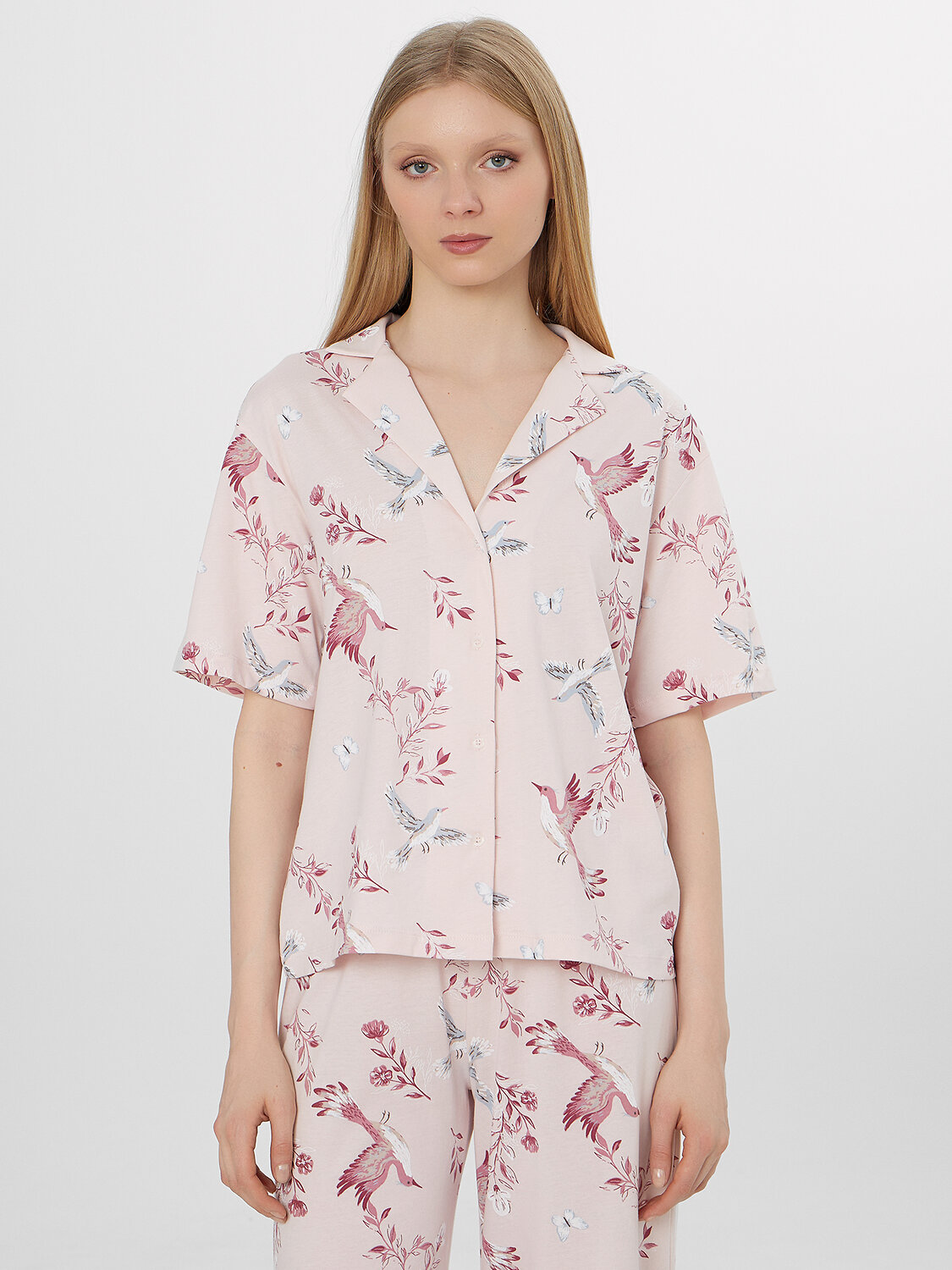 MARK FORMELLE Комплект 575061 592554 птицы на нежно -розовом