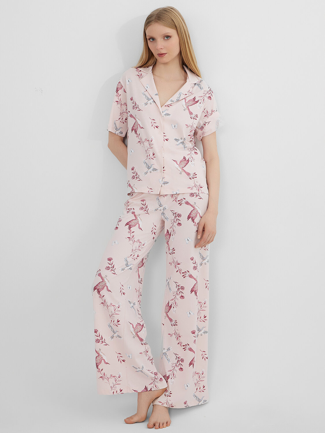 MARK FORMELLE Комплект 575061 592554 птицы на нежно -розовом