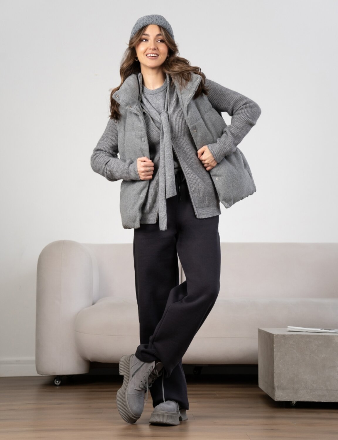 Binita Брюки 575064 1076/2-4 темно-серый