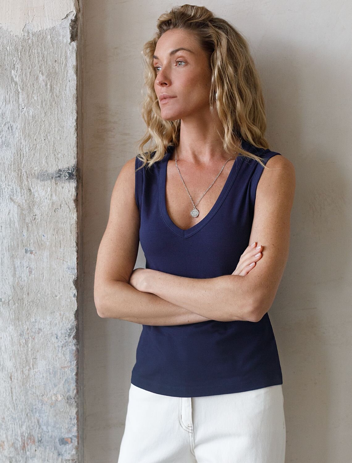 VILATTE Топ 575090 D43.226 т.синий