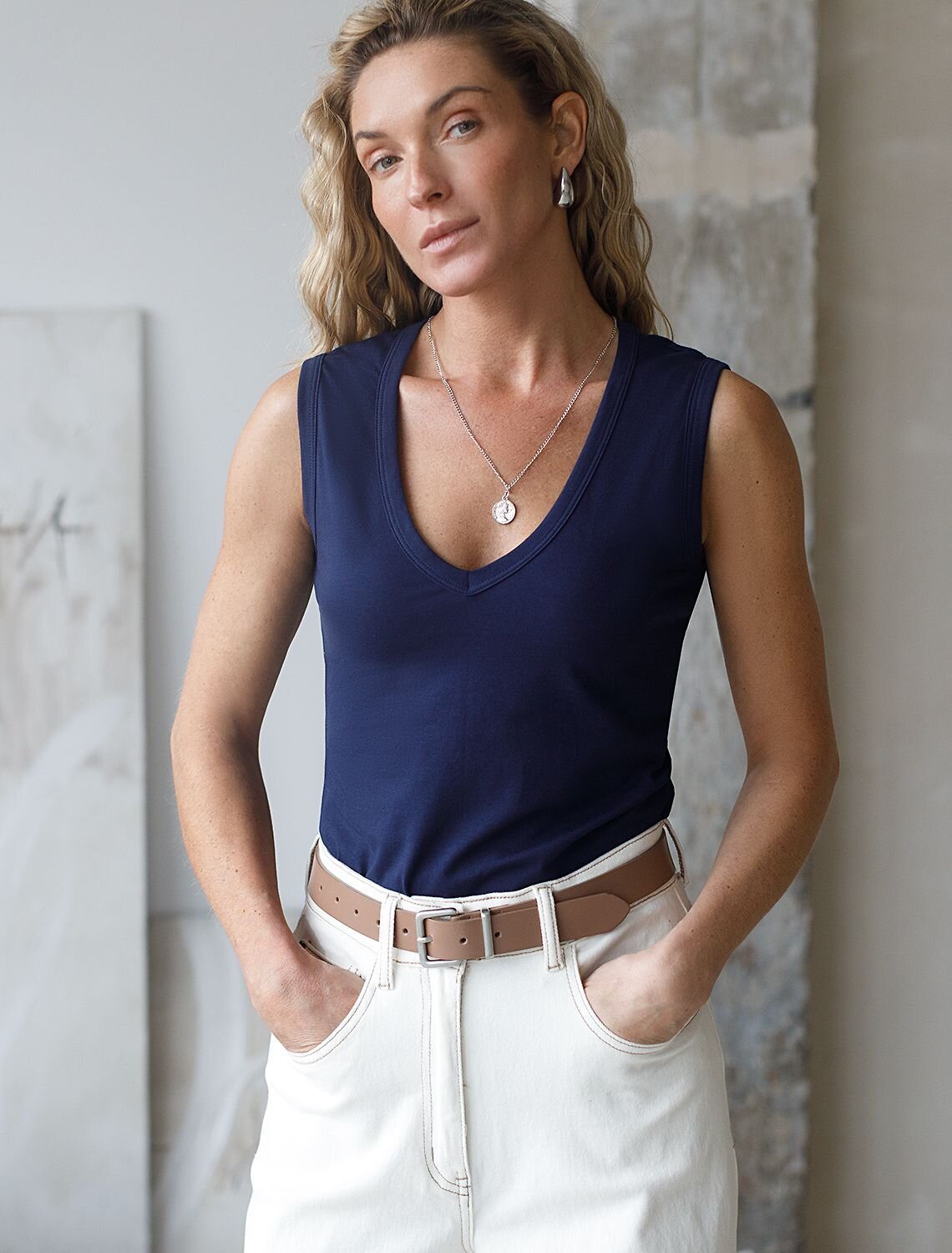 VILATTE Топ 575090 D43.226 т.синий