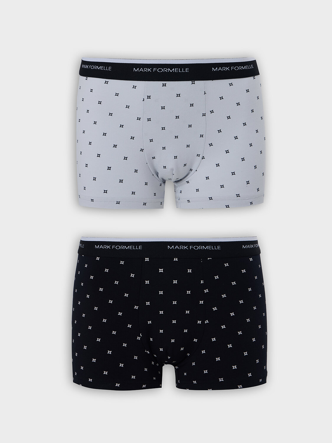 MARK FORMELLE Трусы 575111 411228-2 квадраты на св.сером +квадраты на черном