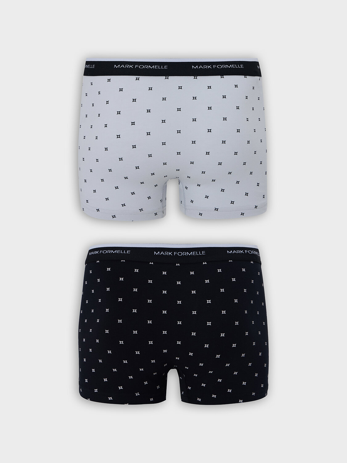 MARK FORMELLE Трусы 575111 411228-2 квадраты на св.сером +квадраты на черном